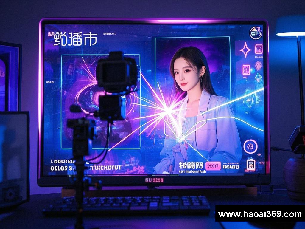 直播里的梦幻光影世界