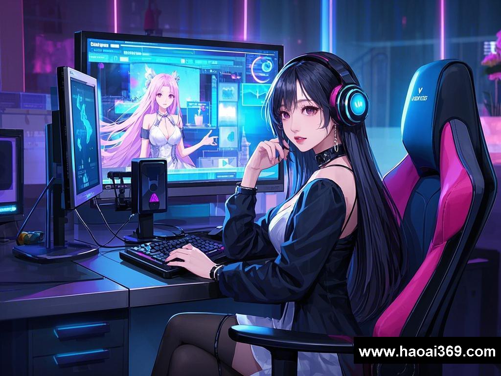 游戏直播中的梦幻恋曲