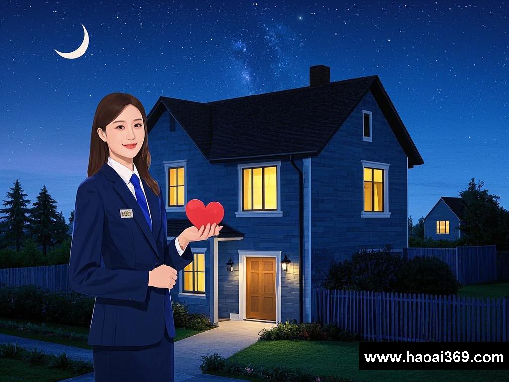 房产与爱：星夜下的温暖邂逅
