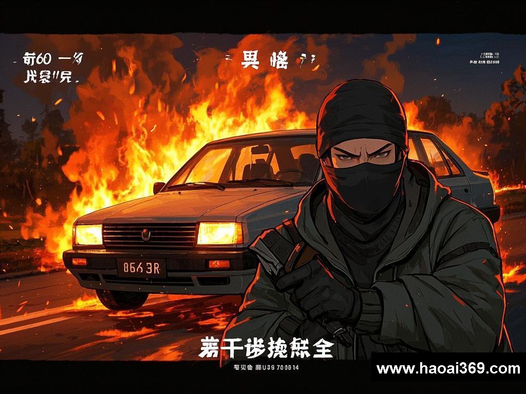 惊悚!汽车追逐中再见蒙面人,火焰与恐怖交织,063李夕试探背后藏着什么?