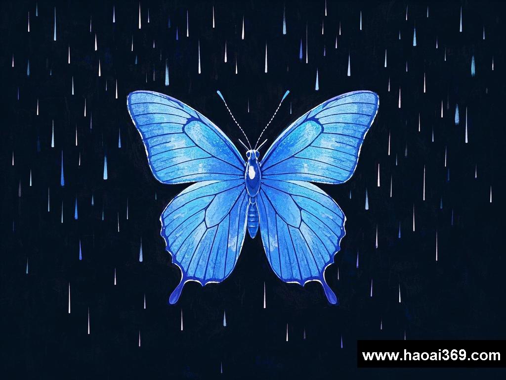 The Enchanting Ink Rain Butterfly (First Edition!)